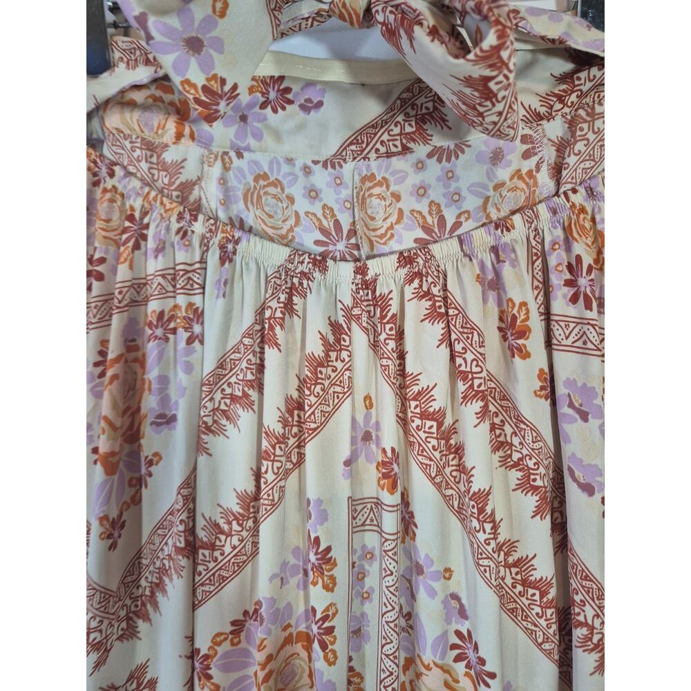 Free People Serendipity Jumpsuit Cream Tea Rose Strapless Small - Picture 10 of 13